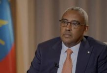 R/Wasaare Ku-Xigeenka Ethiopia Demeke Mekonnen oo is casilay.