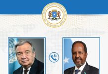 Madaxweyne Xasan Sheekh oo xoghayaha guud ee QM kala hadlay xaaladda gobolka