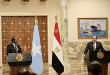 Madaxweyne Xasan Sheekh iyo dhiggiisa dalka Masar oo wadajir uga hadlay xaaladda Gobolka