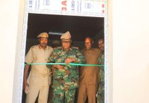 Taliyaha CXD oo xarigga ka jaray Masjid laga hirgaliyey xarunta Taliska guud ee Villa Baydhabo