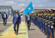 Madaxweynaha Soomaaliya iyo wafdi uu hoggaaminaayo oo gaaray Itoobiya