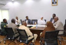 Guddiga gaarka ah ee arrimaha xabsiga dhaxe ee golaha shacabka oo kulan la yeeshay taliyaha Ciidanka Asluubta