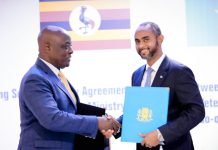 Soomaaliya iyo Uganda oo Muqdisho ku kala saxiixday heshiis iskaashiga difaaca ah