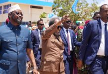 Madaxweyne Xasan Sheekh oo lagu soo dhaweeyey magaalada Kismaayo