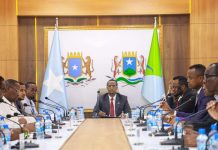 Madaxweynaha Maamulka Hirshabeelle oo Guddoomiyay Shirka Golaha Wasiirrada