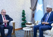 Ra’iisul Wasaare Xamsa oo kulan saagootin ah la qaatay Safiirka sii baxaya ee dowladda Türkiye u joogay Soomaaliya