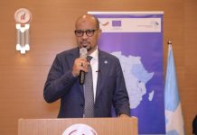 Wasiir Xagaa “Waxaan cod dheer ku leenahay ma oggolin qaadashada Baddeenna,waxaana u hureynaa nafteena iyo maalkeena difaaca dhulkayaga”