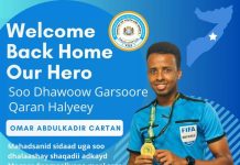 Garsoore Soomaaliyeed oo kamid noqday liiska xubnaha u tartamaya qabashada Ciyaaraha Koobka Adduunka ee 2026-ka