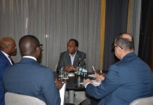 Wasiir Dowlaha Arrimaha dibedda XFS oo la kulmay xoghayaha guud ee aagga ganacsiga Xorta ah ee Midowga Africa
