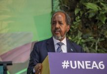 Madaxweyne Xasan Sheekh oo khudbad ka jeediyey shirka isbadalka Cimillada Adduun ee QM
