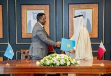 Dowladaha Soomaaliya & Qatar oo kala saxiixday heshiis is-afgarad ah oo ku saabsan iskaashiga arimaha sharciga