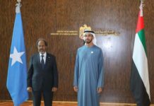 Madaxweyne Xasan Sheekh oo Imaaraatka kaga qayb galay shir looga hadlayey Amniga Soomaaliya