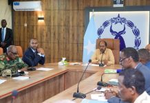 Madaxweynaha JFS oo sheegay in dowladda ay ka go’antahay ciribtirka argagixisada xilli uu maanta kulan la yeeshay laamaha amniga dalka