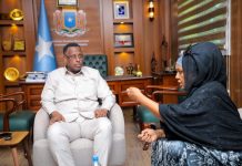 Wasiirka Cadaaladda XFS oo kulan la yeeshay Xildhibaan Fowsiyo oo u tartameysa xilka Guddoomiyaha Midowga Afrika