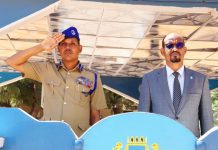Wasiiru dowlaha wasaaradda amniga ee XFS oo uu wehliyo taliyaha ciidanka booliiska ayaa tababar u soo xiray ciidamo cusub