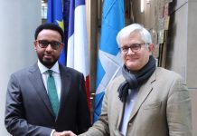 Wasiirka Maaliyadda XFS oo gaaray Paris