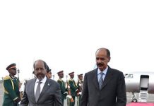 Madaxweyne Xasan Sheekh oo goordhaw gaaray dalka Ereteriya