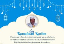 Madaxweyne Xasan Sheekh oo hambalyo ku aaddan bisha Ramadaan u diray Shacabka Soomaaliyeed