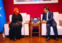 Guddoomiye ku xigeenka golaha shacabka oo kulan laqaadatay safiirka shiinaha