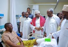Guddoomiyaha golaha shacabka Oo booqday dadkii ku dhaawacmay weerarkii Hotelka SYL