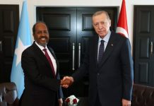 Madaxweyne Xasan Sheekh oo la kulmay dhiggiisa dalka Turkiga