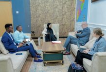 Wasiir Khadiija Al-makhzoumi oo kulan la yeelatay Iskuduwaha Bani’aadannimada ee Qaramada Midoobay