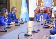 Guddoomiyaha Golaha Shacabka oo Xafiiskiisa ku qaabilay Ergayga gaarka ah ee Madaxweynaha Seerbiya