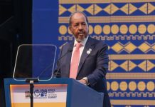 Madaxweyne Xasan Sheekh oo ka qeyb galay Shirka Madaxda Afrika iyo Bangiga Adduunka
