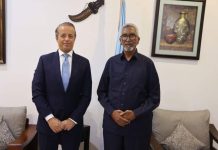 Guddoomiyaha Aqalka Sare ee BFS oo qaabbilay safiirka Talyaaniga u fadhiya Soomaaliya