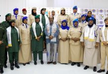 Madaxweynaha JFS oo kulan la yeeshay Saraakiisha haweenka ah ee ku jira ciidanka