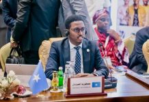 Wasiir Maxamed Bare oo qeyb-galay shirka dhiggiisa ee dalalka ku mideysan Bulshada Sahel-Saharan states