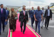Madaxweyne Xasan Sheekh oo gaaray Nairobi si uu uga qeybgalo shirka madaxda Afrika iyo Bangiga Aduunka
