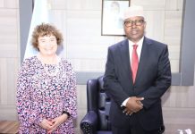 Wasiirka arrimaha dibadda oo qaabilay wakiilka Qaramada Midoobay