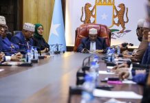 Xubnihii dhowaan la magacaabay ee Golaha wasiirrada oo maanta la dhaariyey
