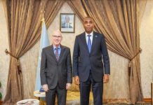 Ra’iisul Wasaaraha XFS oo xafiiskiisa ku qaabbilay danjire James Swan