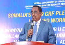 Wasiirka Arrimaha Gudaha XFS oo furay Shirwaynaha Qaran ee dib u Eegista Hirgalinta ee Madasha Qaxootiga Aduunka