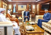 Ra”iisulwasaaraha XFS oo xafiiskiisa ku qaabilay Safiirka Dalka Qatar u jooga Soomaaliya