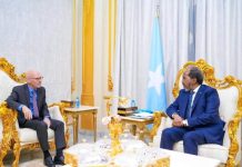 Madaxweyne Xasan Sheekh oo qaabilay ku simaha cusub ee wakiilka gaarka ah ee QM