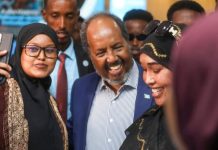 Madaxweyne Xasan Sheekh oo ka qayb galay xuska munaasabadda 15-ka May