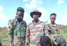 Ciidanka Xoogga Dalka oo fashiliyey Miino ay khawaarijta ay ku Aaseen meel waddo ah