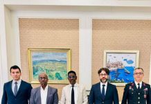 Wasiirka Amniga Gudaha XFS oo la kulmay Danjiraha Dowladda Turkiga u fadhiya Soomaaliy