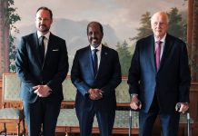 Madaxweyne Xasan Sheekh oo la kulmay boqorka Norway