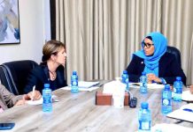 Wasiirka Gaadiidka iyo Duulista hawada oo la kulantay safiirka Midowga Yurub