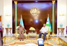 Madaxweyne Xasan Sheekh oo la kulmay dhigiisa dalka Jabuuti
