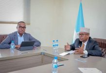 Wasiirka Arrimaha Dibedda oo kulan la qaatay Guddoomiyaha SODMA