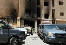 35 ruux oo u dhintay dab qabsaday dhismo ku yaalla Kuwait