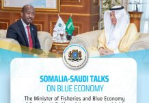 Soomaaliya iyo Sacuudiga oo ka wada hadlay Dhaqaalaha Buluugga ah