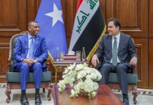 Ra’iisul wasaare Xamse oo kulan la yeeshay Guddoomiyaha Baarlamaanka dalka Ciraaq