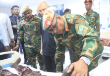 Taliyaha Ciidanka XDS oo Isbitaalka ku booqday Askartii ku soo dhaawacantay furimaha dagaalka