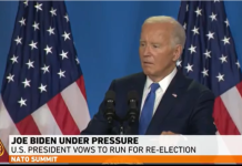 Biden oo ku adkeystay inuu ku sii jiro tartanka doorashada madaxtinimo